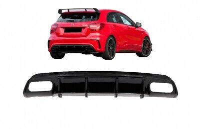 Diffusore posteriore Valance Black Edition adatto per Classe A W176 Fa