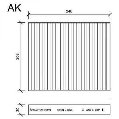 Filtro abitacolo al carbone attivo Serie5 Serie6 Serie7 Alpina B5/D5/B7