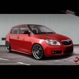 Fabia II - Coppia Minigonne Laterali Tuning "XR"