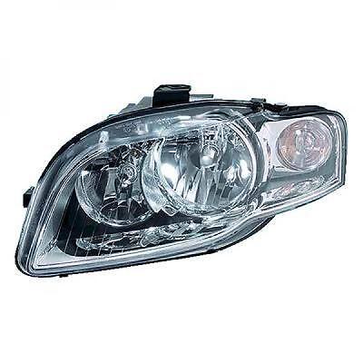 Faro fanale anteriore Destro A4 04- freccia bianca H7/H7 TYC con motorino r