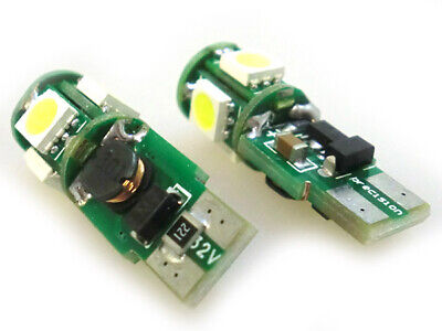 Lampada Led Luci Posizione Canbus Pro T10 W5W 5 Smd 12V No Errore <p
