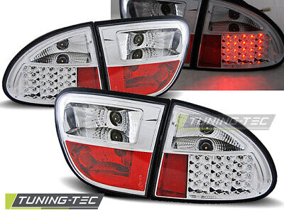 FANALI POSTERIORI A LED CROMATI per LEON 04.99-08.04