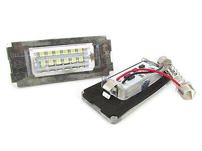 Kit Coppia plafoniere Luci Targa Led COOPER R56 Bianco Canbus NO ERRORE