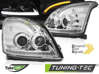 LAND CRUISER 120 03-09 TUBE LIGHT SEQ LED CHROME