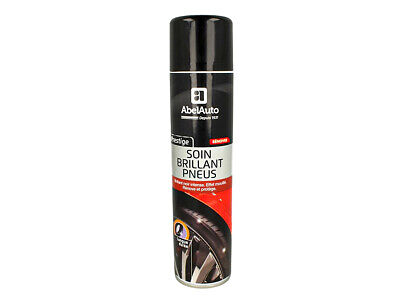 ABEL Auto Nero Gomme Auto Brillante Incolori Effetto Bagnato Spray 400ml