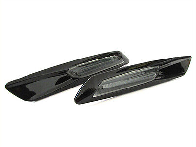 Kit Freccia Laterale a Led Side Marker Nero Cromato Lente Fume  E81 E82 E87 E