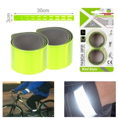2 pz Fascia Fluorescente Multiuso 30 x 3 cm Modello Tinta Unita <ul><li>Massima