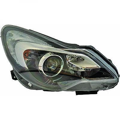 Faro fanale anteriore Sinistro CORSA D 02/11- VALEO H7+H1 con motorino reg