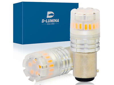 Lampada Led 1157 BAY15D P21/5W Canbus Arancione Ambra 12V No Errore IP67