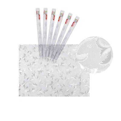 6 Rotoli Pellicola Vetri Finestre Privacy Autoadesiva Opaca 45X200cm Tot. 5,4mq