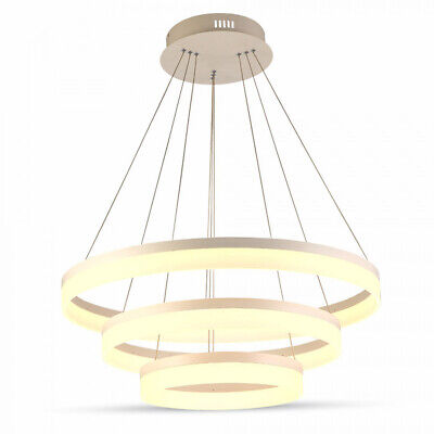 Lampada Led A Sospensione Rotonda Tripli Anelli Diametro 600mm 400mm 200mm