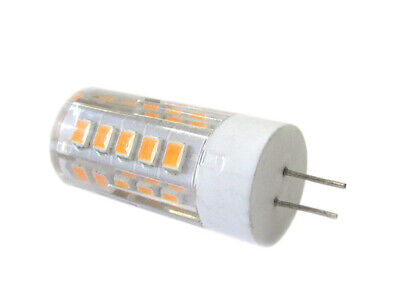 Lampadina LED Bispina G4 DC AC 12V 4W 360 Gradi Bianco Neutro 4500K Con 33 Smd