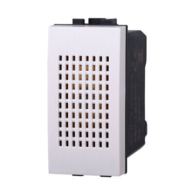ETTROIT Suoneria 220V 6A Colore BIANCO Compatibile Con Bticino Living Light