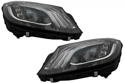 Fari Full LED adatti per Classe S W222 Maybach X222 (2013-2017) Faceli