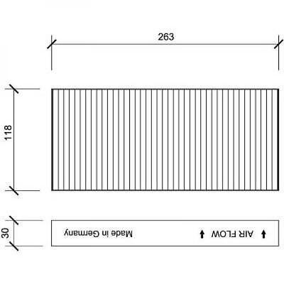 Filtro abitacolo antipolline TWINGO