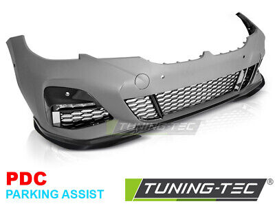 FRONT BUMPER PERFORMANCE STYLE PDC AP GLOSSY BLACK fits G20/G21 19-