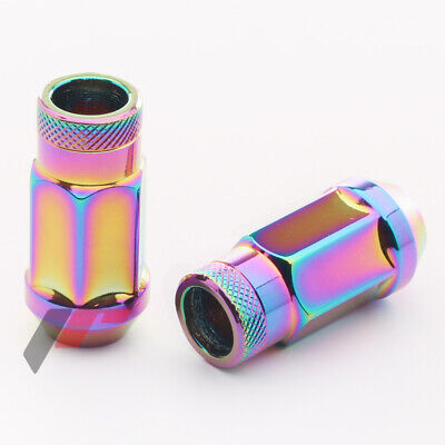 Japan Racing SET 20 Dadi Acciaio JN1 12x1.5 Neochrome diametro 23 lunghezza 45