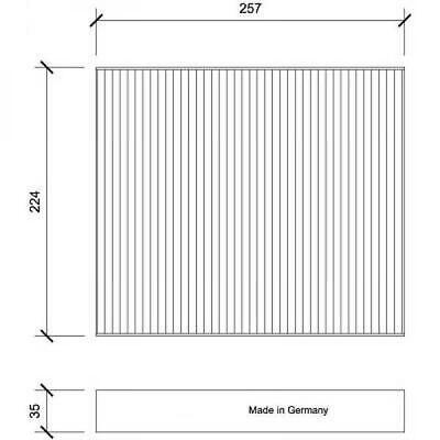 Filtro abitacolo al carbone attivo A1 05.2010- FABIA/SEAT IBIZA