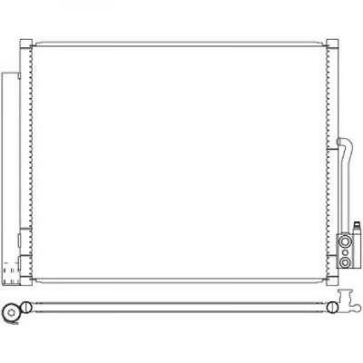 Condensatore clima MERIVA - B 03/2010 1.4i/13 CDTi/1.6 CDTI