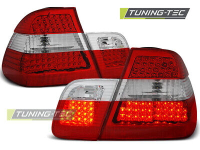 FANALI POSTERIORI A LED ROSSO BIANCO per E46 09.01-03.05 BERLINA