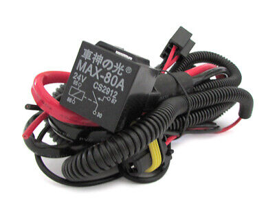 Cablaggio Rele Relay 24V 80A Stabilizzatore Corrente Per Lampada Xenon H7 H1 H3