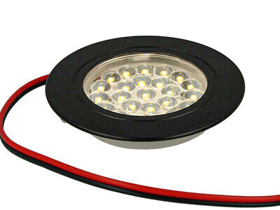 Faretto Led Da Incasso Dimmerabile Touch On Off Carcassa Nera Luce Caldo 3