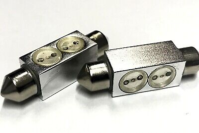 Coppia 2 Lampade Led T11 C5W Siluro 40mm Con Power Colore Blu Blue 12V 2W <p>