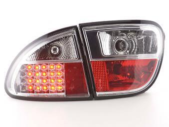 Coppia Fari Fanali Posteriori Tuning LED Leon (1M) 1999-2005 cromato