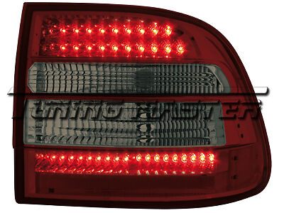 Coppia Fari Fanali Posteriori Tuning LED CAYENNE 955 (03-07) Rossi Fume'