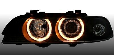 Angel Eyes Fari per 5er E39 Neri