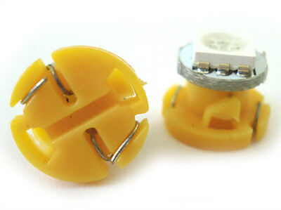 Lampadina Led T4.7 1 Smd 5050 Giallo Arancione Luce Cruscotto e Strumentazione 1