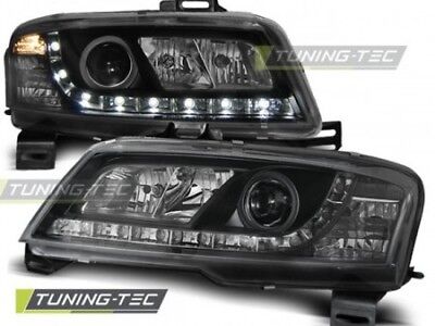 Coppia Fari Fanali Anteriori Tuning STILO 3 Porte 10.01-2008 DAYLIGHT Nero