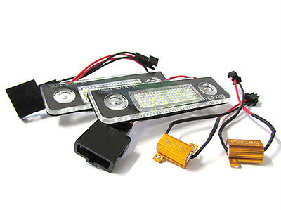 Kit Luci Targa Led Octavia 1Z Dopo 2008 Roomster 5J 06-10 Bianco No Errore