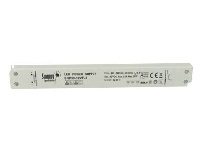 Alimentatore Ultra Slim Sottile 30W 12V Snappy SNP30-12VF-2 Trasformatore CV