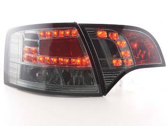 Coppia Fari Fanali Posteriori Tuning LED A4 Avant (8E) 04-08 nero