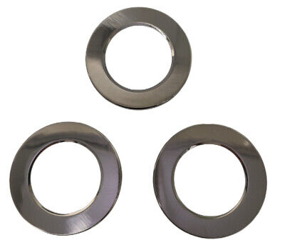 3 Pezzi Coperchi Rotondi Nichel Satinato Per Faretti Led FP8705W <table