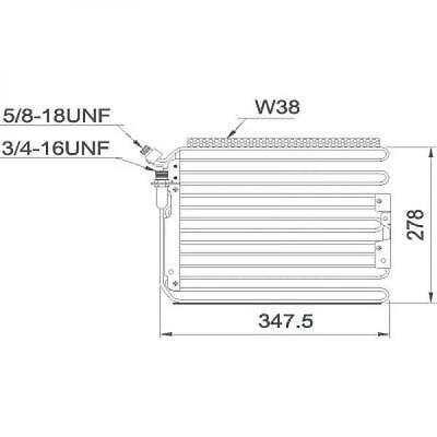 Condensatore clima 911 Typ 964/993 99357301102