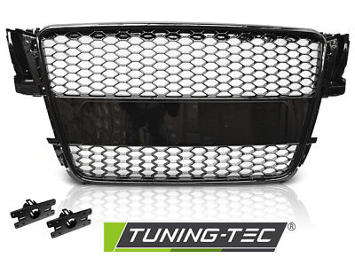 Griglia Calandra Anteriore Tuning A5 2007 > 06.2011 Nero Lucido RS-STYLE