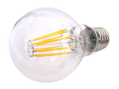 Lampada Filo Led Con Filamento E27 A60 8W 360 Gradi Bianco Caldo 2700K Bulbo