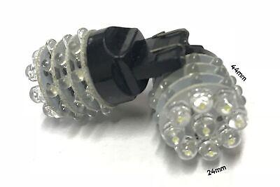 Coppia 2 Lampade Led T25 3157 P27/7W Con 9 F5 Frontale + 27 F3 Laterale Colore