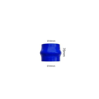 Manicotto blu Manitor soffietto l.76mm id.84mm silicone rinforzato a 4 strati