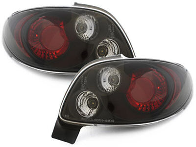 Coppia fari fanali posteriori TUNING 206 98-05 solo per CC NERI