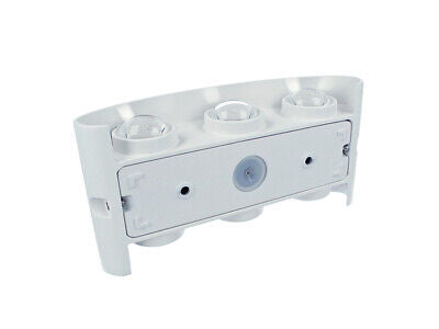 Applique Led Da Parete 6W Caldo 3000K Carcassa Bianca Doppio Illuminazione