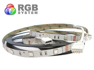 Bobina Led RGB 12V 150 Smd 5050 IP20 Biadesivo 3M