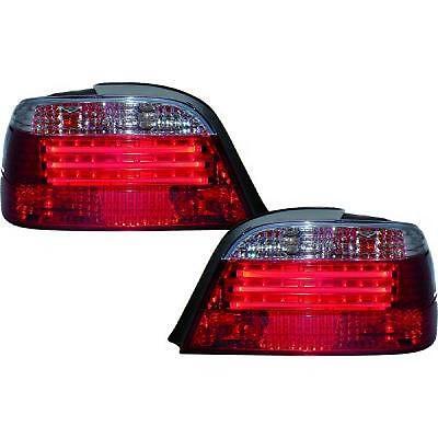 Coppia fari fanali posteriori TUNING Serie 7 E38 (94-01) LED rosso/bianco