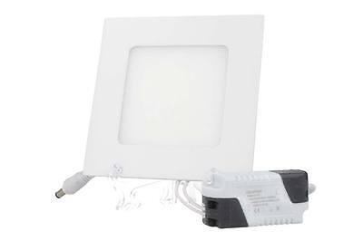 Faretto Lampada Pannello Led Da Incasso Quadrato 6W=50W Bianco Freddo 120x120 mm