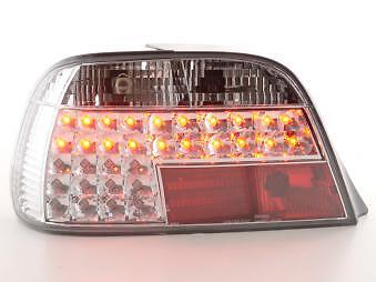 Coppia Fari Fanali Posteriori Tuning LED serie 7 E38 95-02 cromati