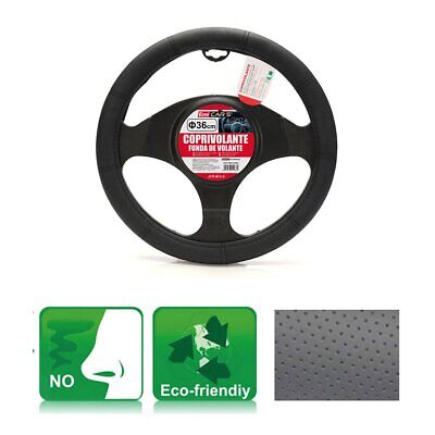 Coprivolante in pelle sintetica traforata da 36cm