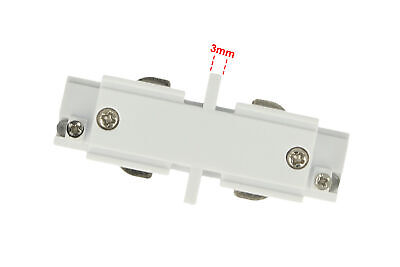 Connettore Giunto Lineare Forma I Colore Bianco Per Barra Sistema Binario Trifa
