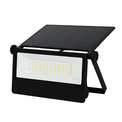 Lampada Faro Led Slim Con Pannello Solare Monocrystalline 20W 1800LM 4000K IP65